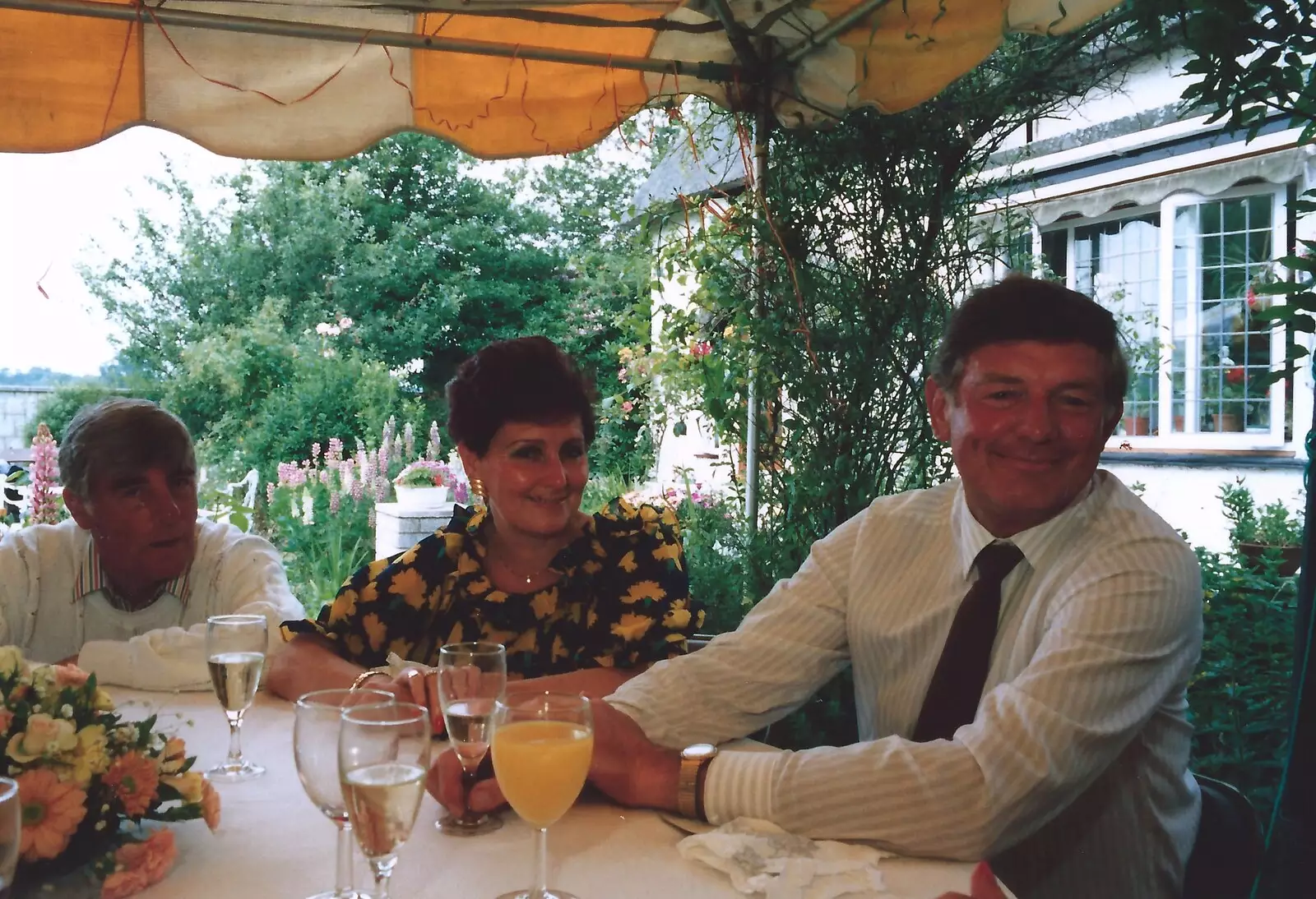 Judith and Brian, from Mother and Mike's Wedding Reception, Bransgore, Dorset - 20th August 1988