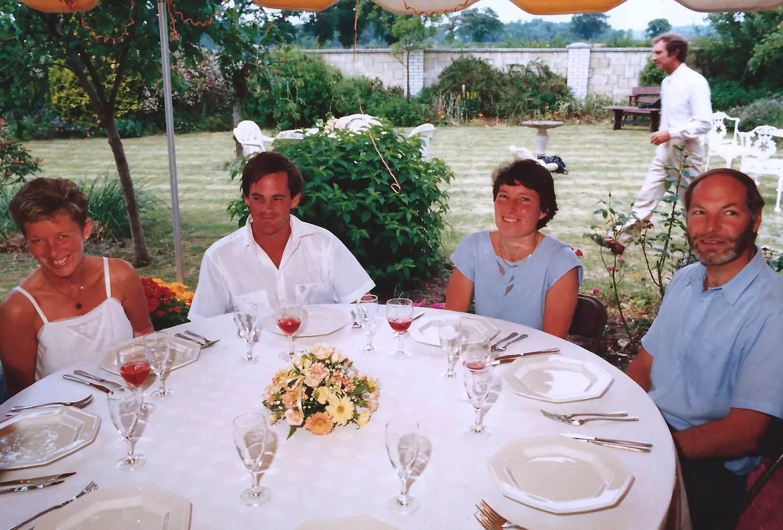 Wedding guests, from Mother and Mike's Wedding Reception, Bransgore, Dorset - 20th August 1988