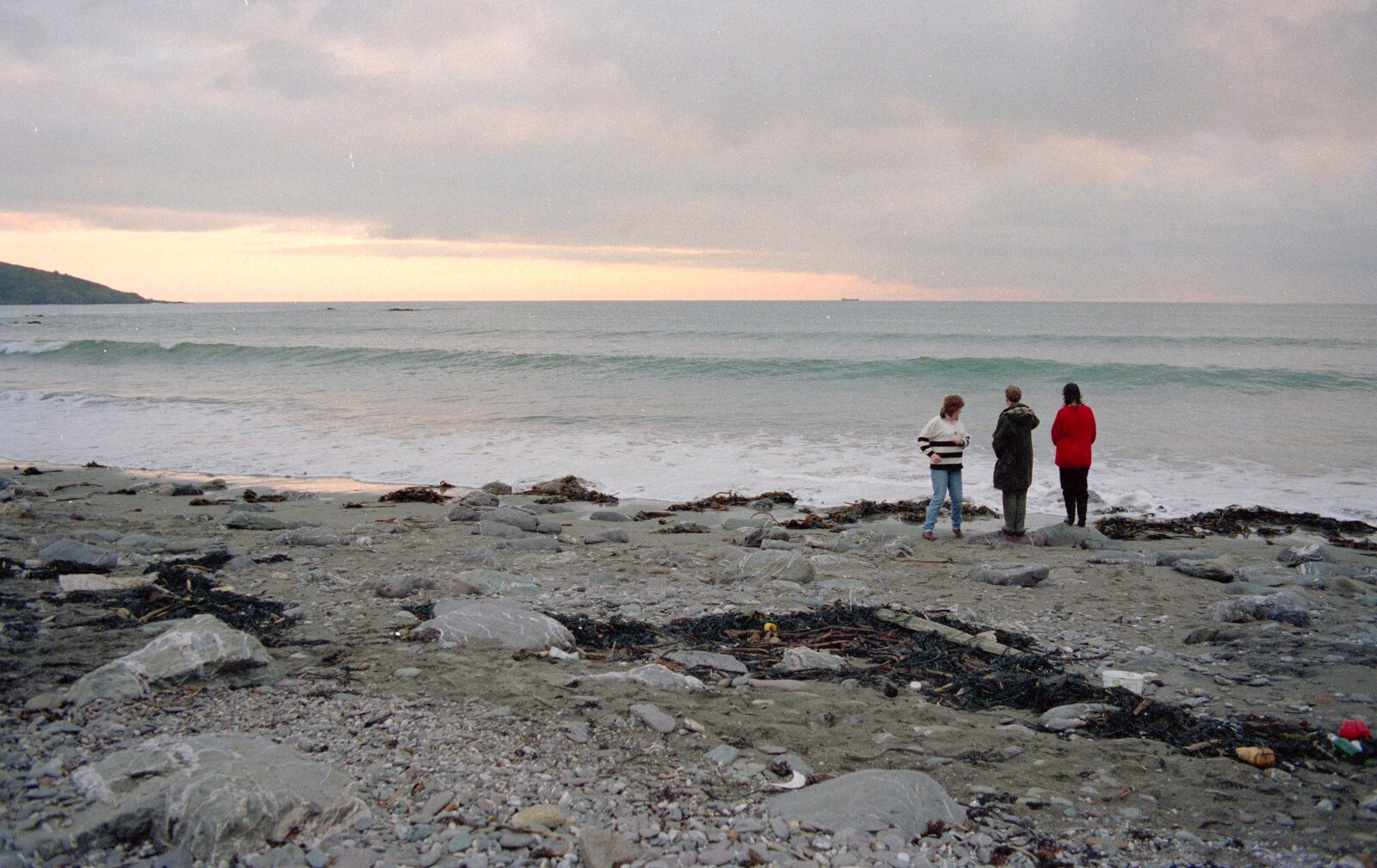 The rocks of Wembury Beach from Uni: Gus Honeybun and the Windy Gimli Burger, Plymouth - 17th October 1988