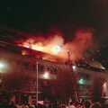 The fire spreads, Uni: The Fire-Bombing of Dingles, Plymouth, Devon - 19th December 1988