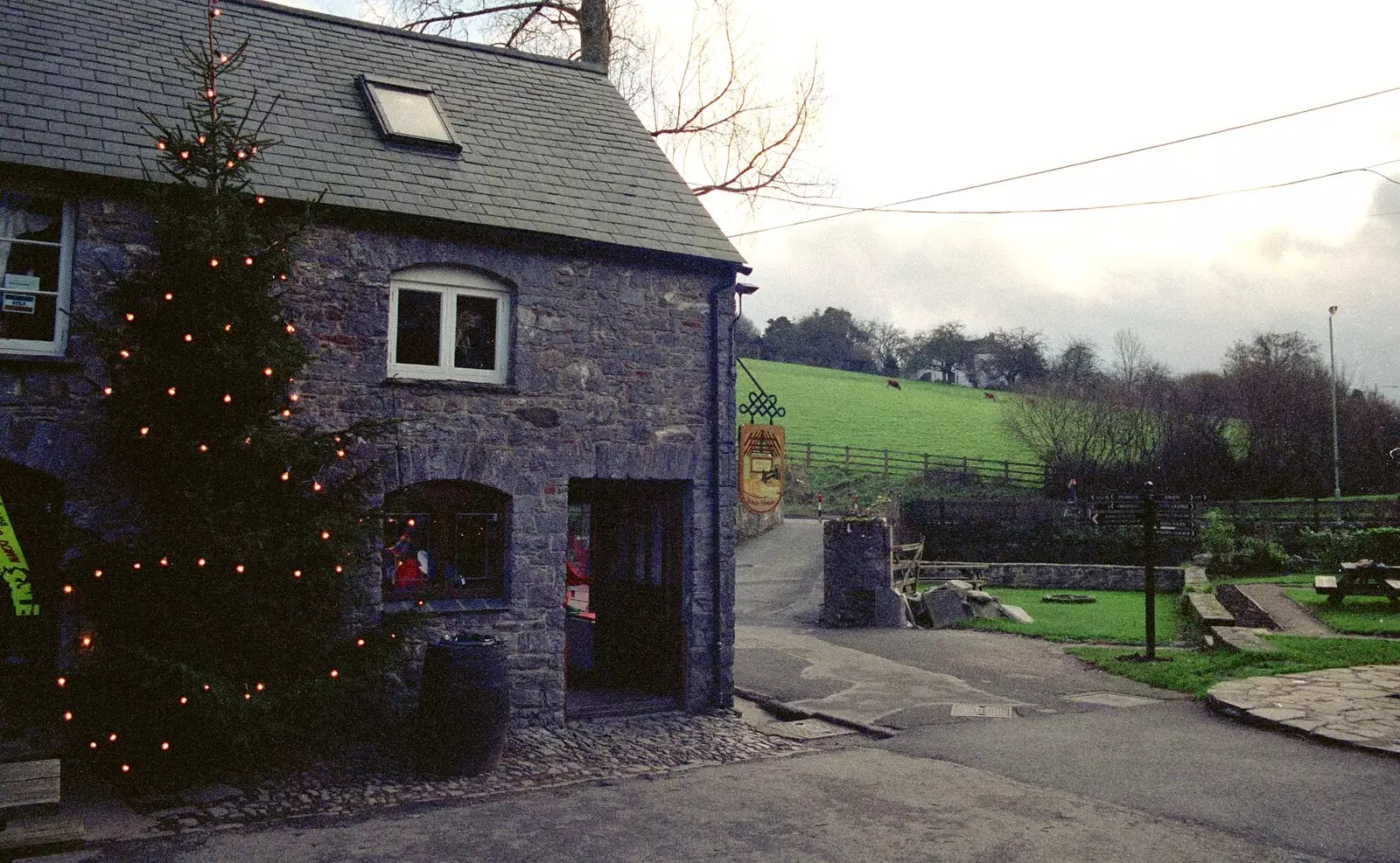 The Dartington Cider Press Centre, from Uni: A Dinner Party, Harbertonford and Buckfastleigh, Devon - 24th December 1988