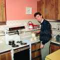 John makes the tea, Uni: A Dinner Party, Harbertonford and Buckfastleigh, Devon - 24th December 1988