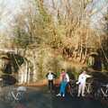 A camera error makes for an interesting photo, Uni: A Ride on the Plym Valley Cycle Path, Plymstock, Devon - 26th February 1989