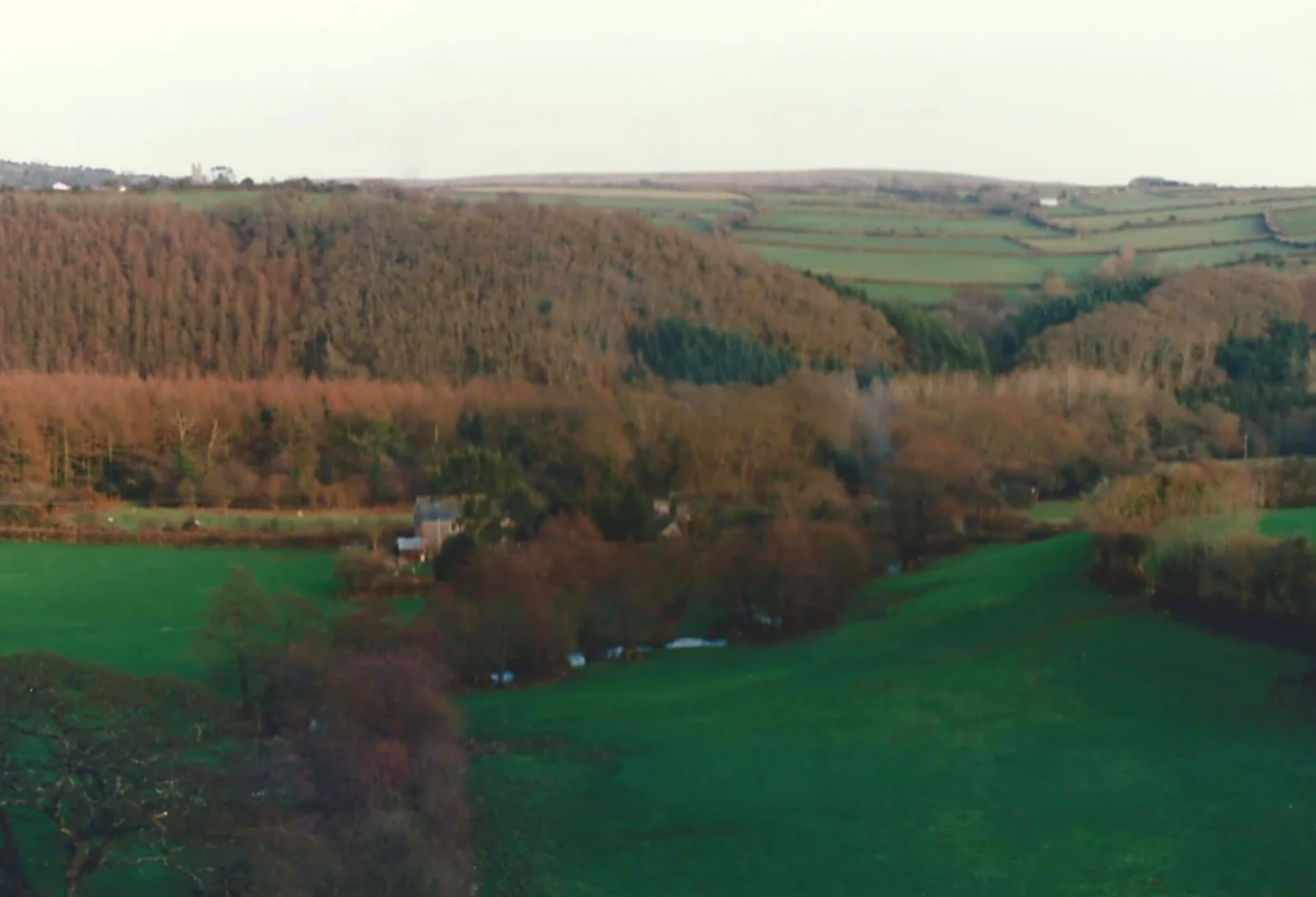 The view from a viaduct, from Uni: A Ride on the Plym Valley Cycle Path, Plymstock, Devon - 26th February 1989