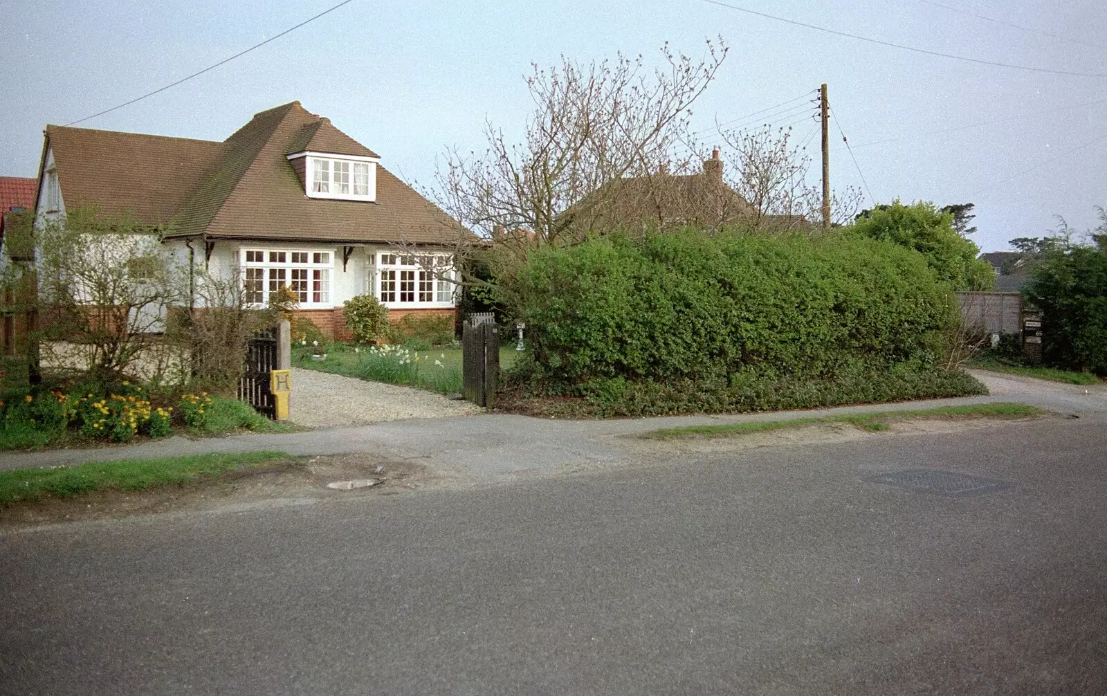 Nosher's old pad at 61 Barton Court Avenue, from Barton-on-Sea and Farnborough Miscellany, Hampshire - 26th March 1989