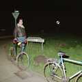 Jon and Nosher's bike returning from The Plough Inn, Barton-on-Sea and Farnborough Miscellany, Hampshire - 11th April 1989