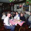 Nosher, Hamish (just), Sean and Maria in La Dolce Vita, The Vineyard, Christchurch and Pizza, New Milton and the New Forest - 2nd April 1989