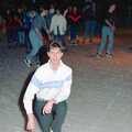 Sean poses on the ice at Westover Ice Rink, Bournemouth, The Vineyard, Christchurch and Pizza, New Milton and the New Forest - 2nd April 1989