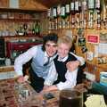 The waiter, and the owner of La Dolce Vita, The Vineyard, Christchurch and Pizza, New Milton and the New Forest - 2nd April 1989