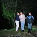 1989 Kate, Caroline and Jackie on the river bank at Postbridge