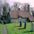 Cute thatched cottage, Widdecome, Uni: Dartmoor Night and Day, Dartmouth and a bit of Jiu Jitsu, Devon - 29th April 1989