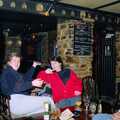 Kate Solly, Jackie Collins and Caroline Gage in the pub at Walkhampton, Uni: Dartmoor Night and Day, Dartmouth and a bit of Jiu Jitsu, Devon - 29th April 1989