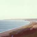 1989 Slapton Beach and the Ley from up in the hills