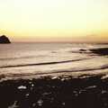 1989 The Great Mewstone and Wembury Beach in the sunset