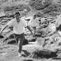 Riki and Moira climb up Sheepstor, A Walk to Sheepstor, and Buckfast Abbey - Meavy and Buckfastleight - 1st May 1989