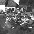 On the green outside the Royal Oak in Meavy, A Walk to Sheepstor, and Buckfast Abbey - Meavy and Buckfastleight - 1st May 1989