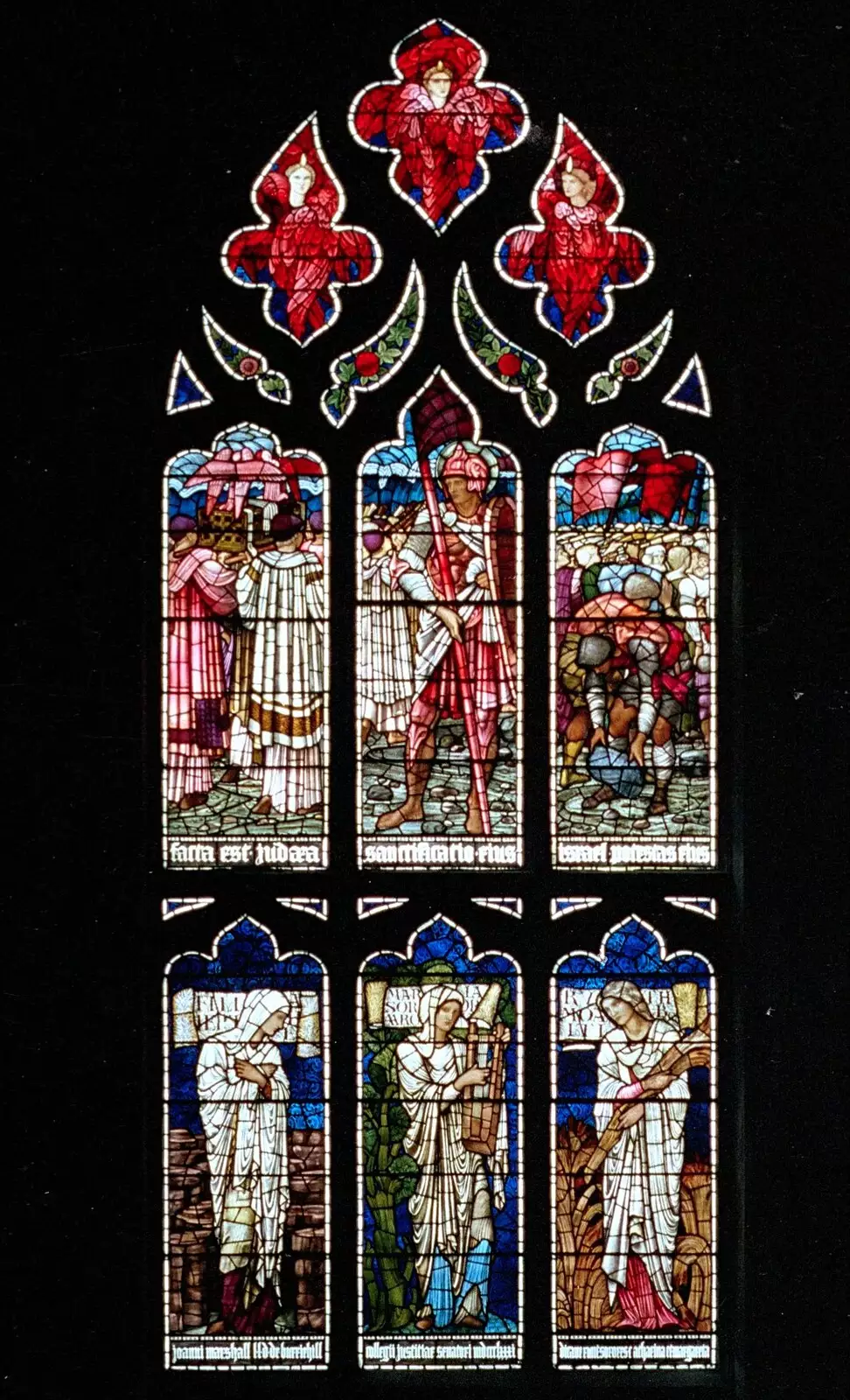 A stained glass window, from Uni: A Trip To Glasgow and Edinburgh, Scotland - 15th May 1989