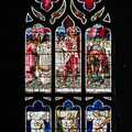 A stained glass window, Uni: A Trip To Glasgow and Edinburgh, Scotland - 15th May 1989