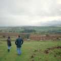 1989 Angela and Andy Dobie look out over Dartmoor