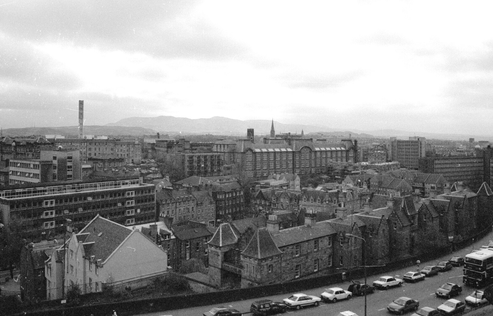 Another view from the flat from Uni: A Trip To Glasgow and Edinburgh, Scotland - 15th May 1989