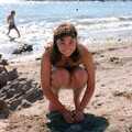 1989 Rebecca Drummond-Hall on the beach