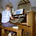Nosher plays the organ in St. Peter's, Uni: Country Clubs, On The Beach and Organs, Plymouth - 28th May 1989