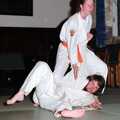 A Jiu Jitsu move, Uni: Riki's Barbeque and Dobbs' Jitsu, Plymouth, Devon - 2nd June 1989