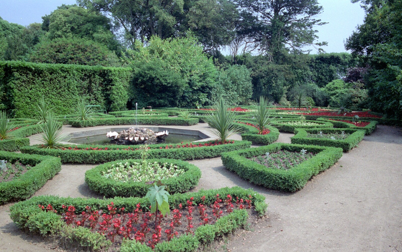 The formal gardens of Edgcumbe from Uni: A Trip to Mount Edgcumbe, Cornwall - 17th June 1989