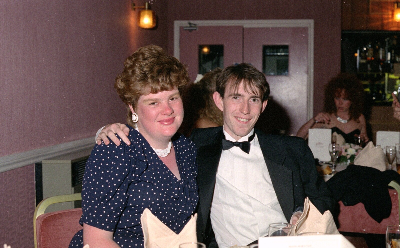 Kate and Dave from Uni: The BABS End-of-Course Ball, New Continental Hotel, Plymouth - 21st June 1989