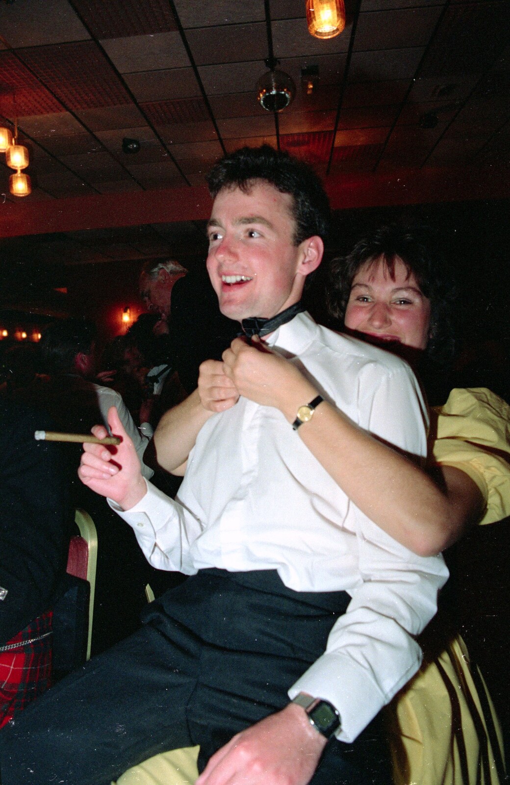 John and Angela from Uni: The BABS End-of-Course Ball, New Continental Hotel, Plymouth - 21st June 1989