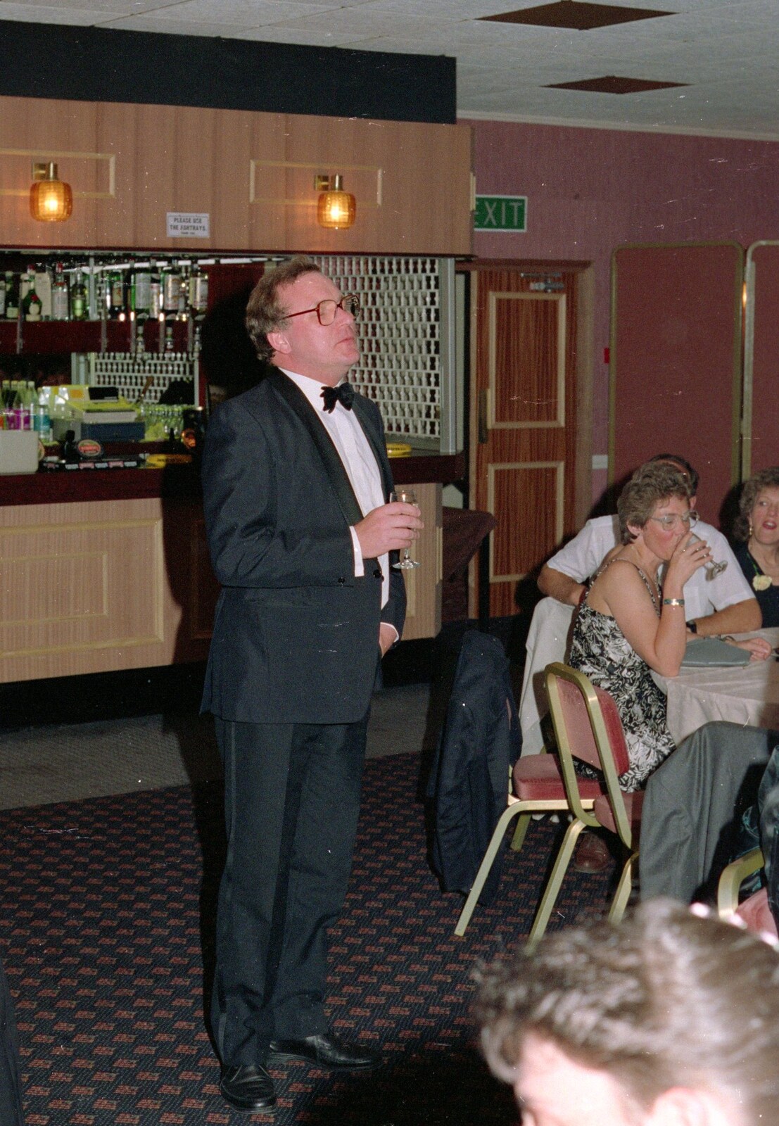 One of the lecturers does a speech from Uni: The BABS End-of-Course Ball, New Continental Hotel, Plymouth - 21st June 1989