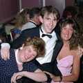 Kate, Dave and Caroline Gage, Uni: The BABS End-of-Course Ball, New Continental Hotel, Plymouth - 21st June 1989