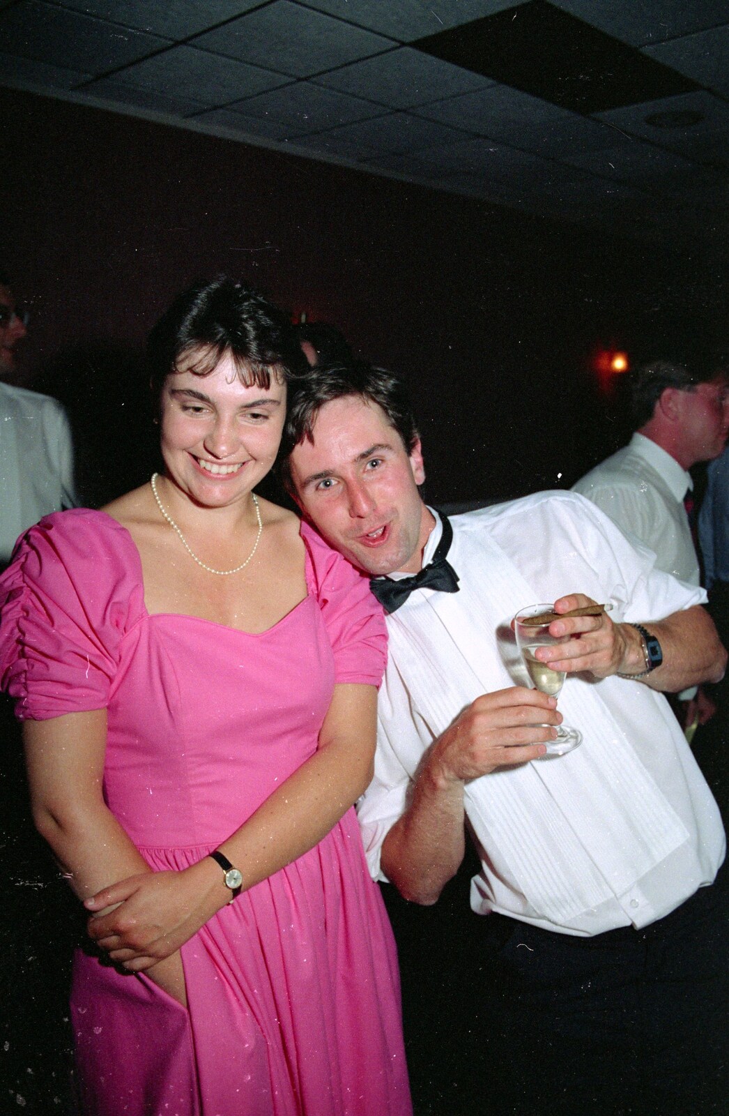 Beccy and Riki from Uni: The BABS End-of-Course Ball, New Continental Hotel, Plymouth - 21st June 1989