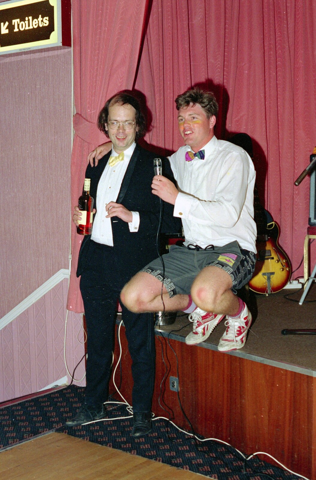John Maloney and a bottle of whiskey from Uni: The BABS End-of-Course Ball, New Continental Hotel, Plymouth - 21st June 1989