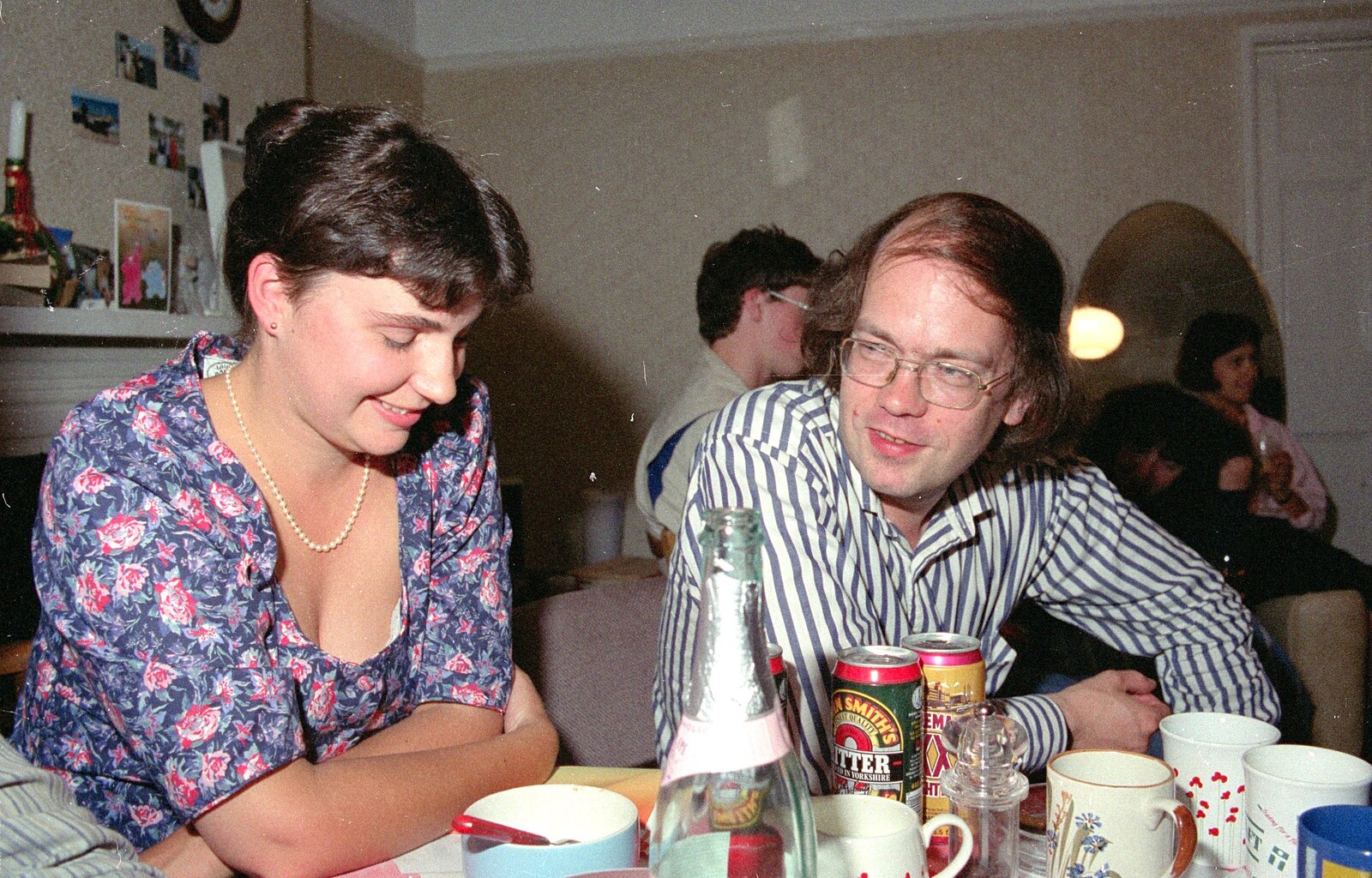 Uni: A Wyndham Square Economics Party, Stonehouse, Plymouth - 10th July 1989: Becky DH and John Maloney