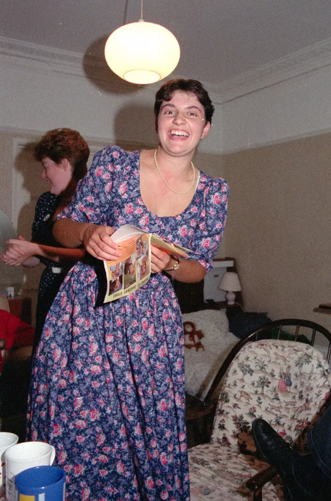 Rebecca Drummond-Hall, from Uni: A Wyndham Square Economics Party, Stonehouse, Plymouth - 10th July 1989