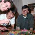 Uni: Risky Business, A Wedding Occurs and Dave Leaves, Wyndham Square, Plymouth - 15th July 1989, A major game of Risk ensues