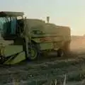 The New Holland Combine trundles around, Summer Days on Pitt Farm, Harbertonford, Devon - 17th July 1989