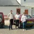 Andy, Rebecca and Kate, Summer Days on Pitt Farm, Harbertonford, Devon - 17th July 1989