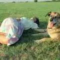 Angela and Marty, Summer Days on Pitt Farm, Harbertonford, Devon - 17th July 1989