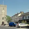 Newton Abbot's tower, Summer Days on Pitt Farm, Harbertonford, Devon - 17th July 1989