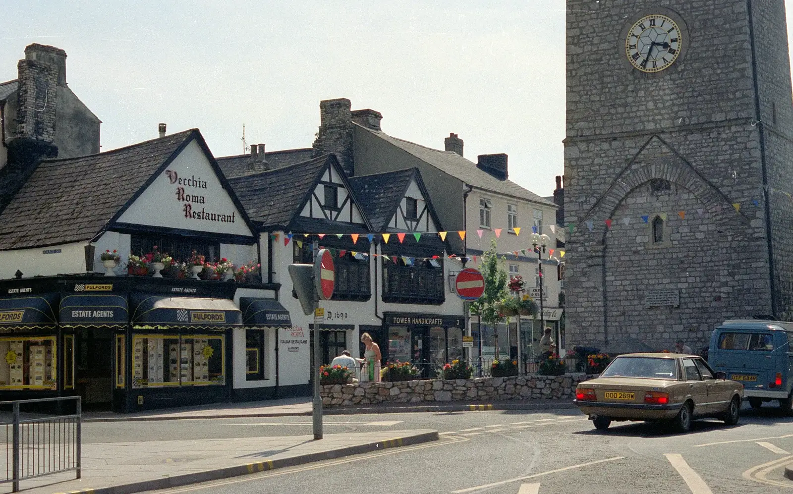 Newton Abbot, from Summer Days on Pitt Farm, Harbertonford, Devon - 17th July 1989