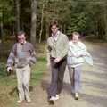 Hamish, Sean and Maria in the New Forest, A Walk in the New Forest, Hampshire - 27th July 1989