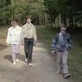 Maria, Sean and Hamish, A Walk in the New Forest, Hampshire - 27th July 1989