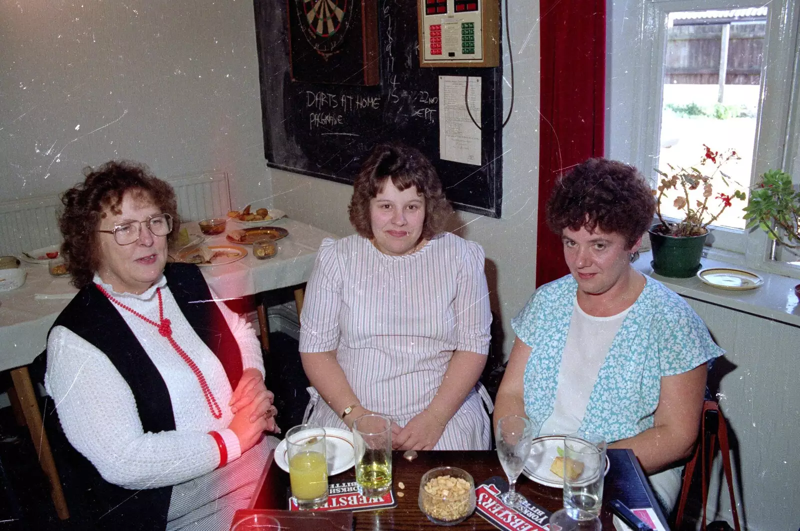 Beryl, Wendy and Cripsy in the Railway, Diss, from Kite Flying, and an Introduction to BPCC Printec, Diss, Norfolk - 3rd August 1989