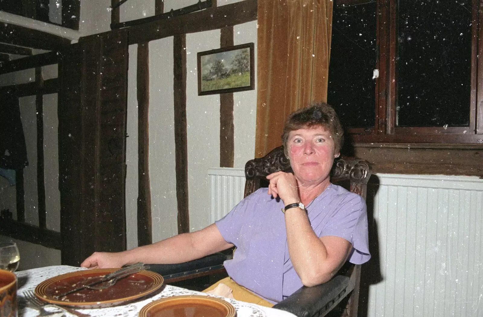 Rachel in the reception of Anglia Web, from Kite Flying, and an Introduction to BPCC Printec, Diss, Norfolk - 3rd August 1989