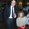 Monique and a Printec dude, Kite Flying, and an Introduction to BPCC Printec, Diss, Norfolk - 3rd August 1989