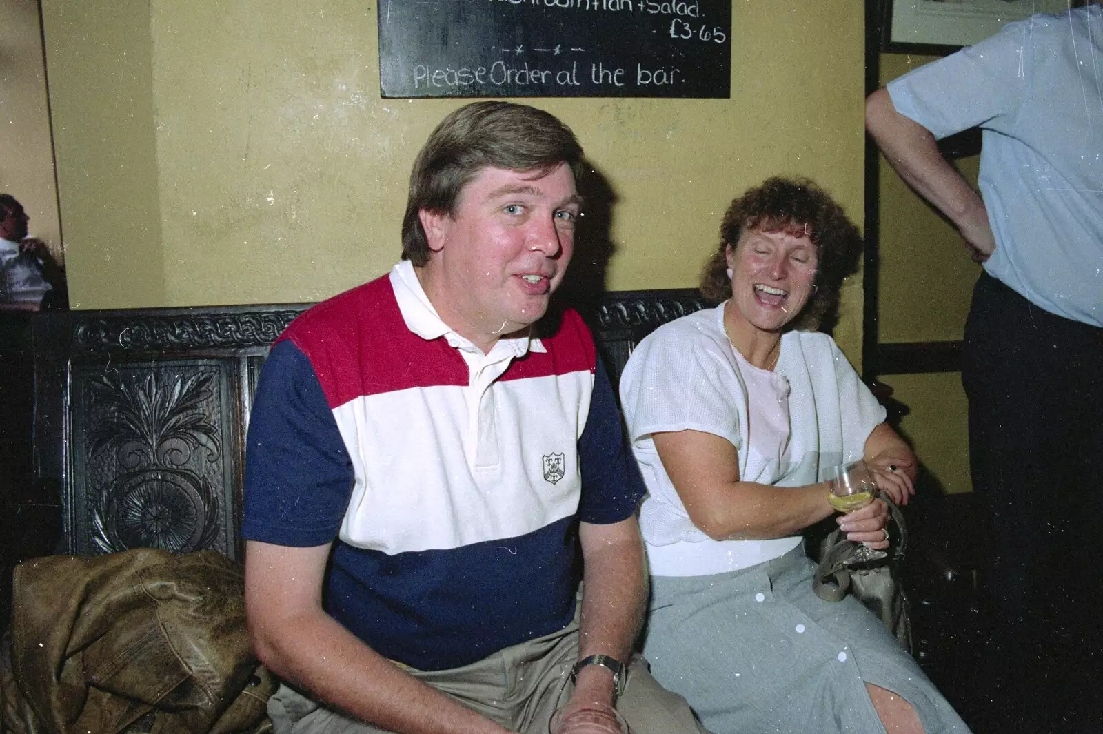 Wendy Bedford has a laugh, from Kite Flying, and an Introduction to BPCC Printec, Diss, Norfolk - 3rd August 1989