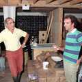 The Major talks to Mike, Harrow Vineyard Harvest and Wootton Winery, Dorset and Somerset - 5th September 1989