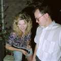 Chris and Phil's Party, Hordle, Hampshire - 6th September 1989, Jo looks evil